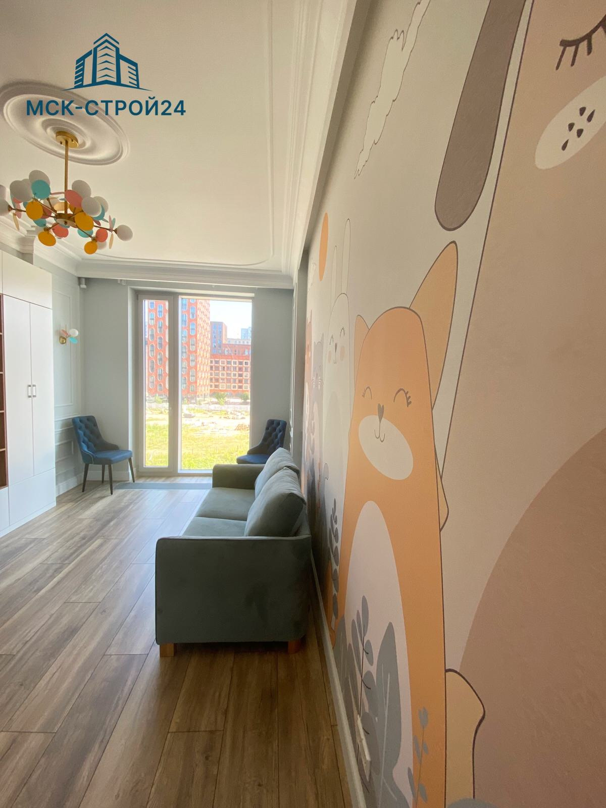 Дизайнерский ремонт квартиры 112м² в ЖК "ЗИЛАРТ"