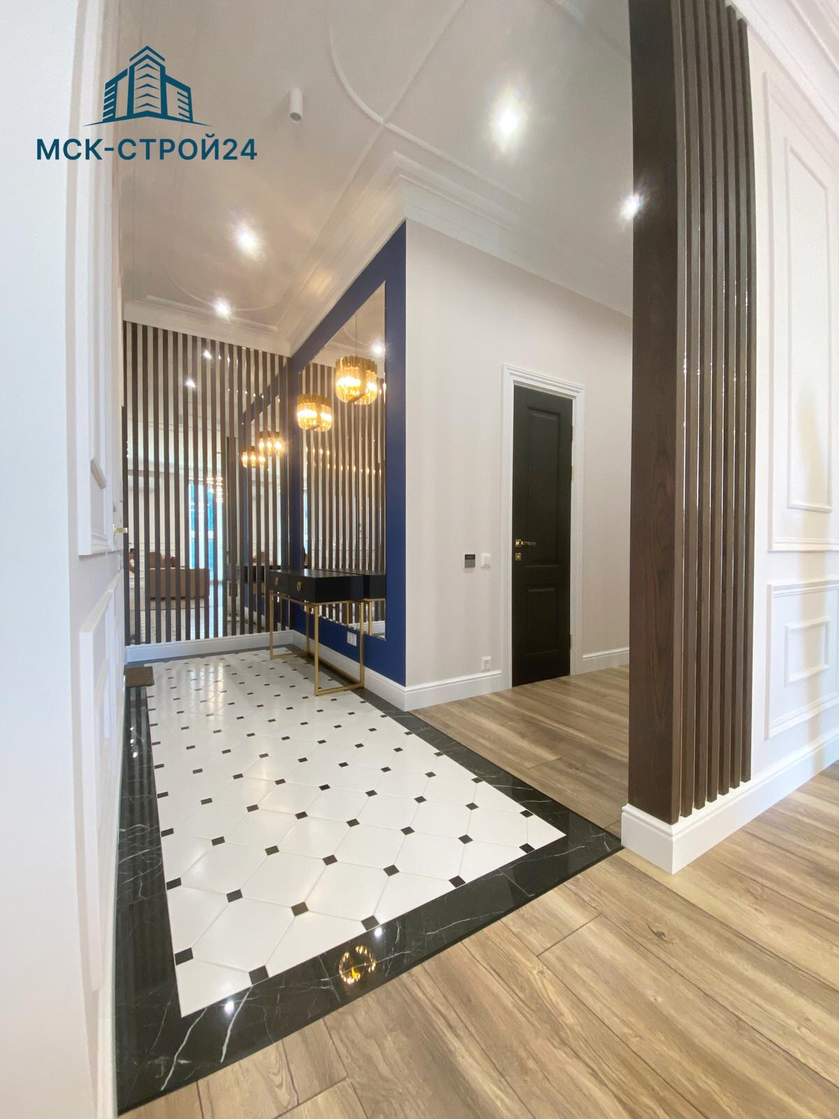 Дизайнерский ремонт квартиры 112м² в ЖК "ЗИЛАРТ"