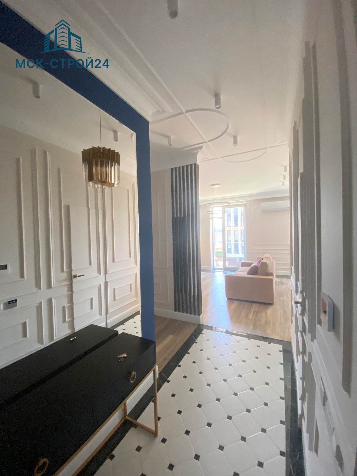 Дизайнерский ремонт квартиры 112м² в ЖК "ЗИЛАРТ"