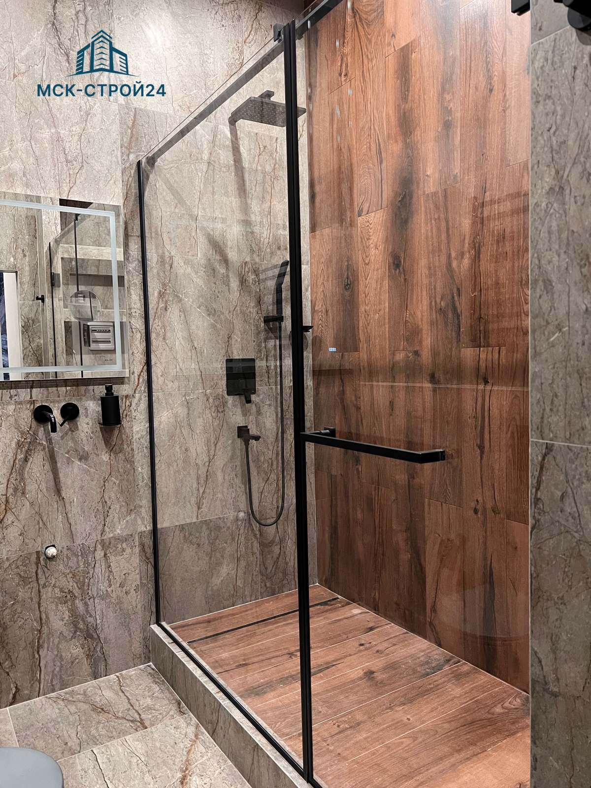 Дизайнерский ремонт квартиры 47м² в ЖК "СЕРЕБРЯНЫЙ ФОНТАН"