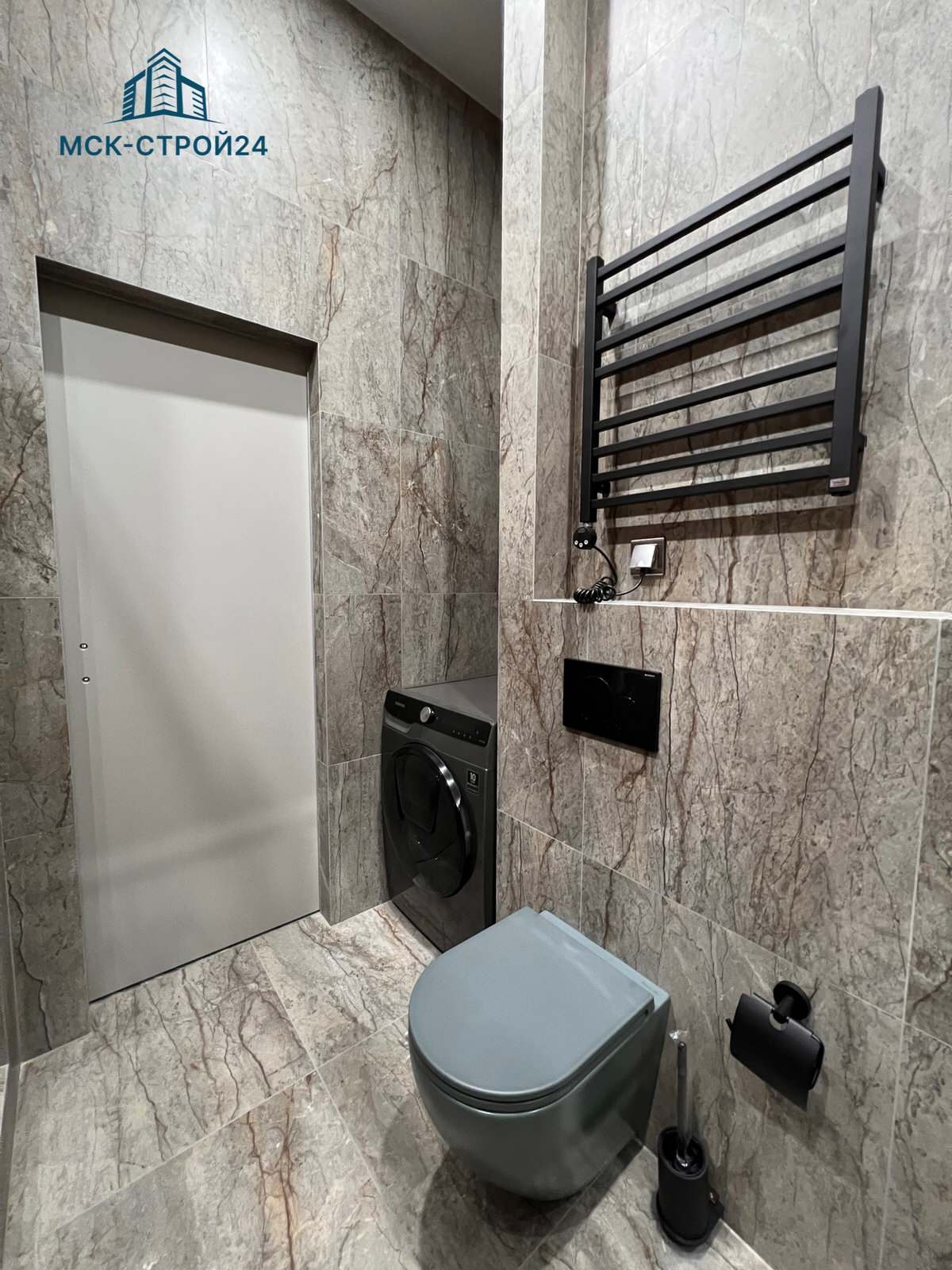 Дизайнерский ремонт квартиры 47м² в ЖК "СЕРЕБРЯНЫЙ ФОНТАН"