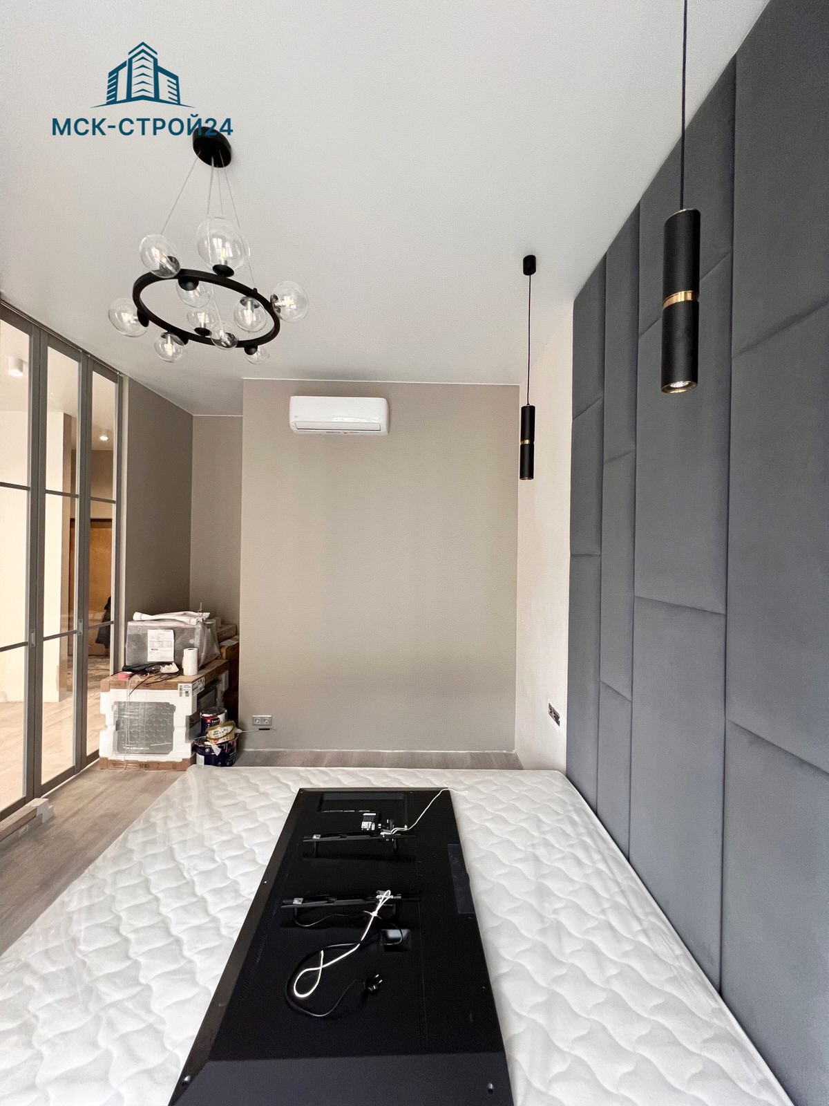 Дизайнерский ремонт квартиры 47м² в ЖК "СЕРЕБРЯНЫЙ ФОНТАН"