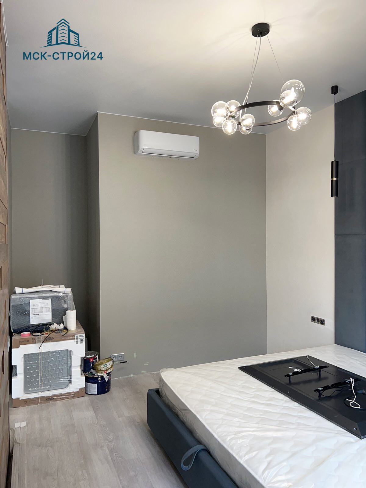 Дизайнерский ремонт квартиры 47м² в ЖК "СЕРЕБРЯНЫЙ ФОНТАН"