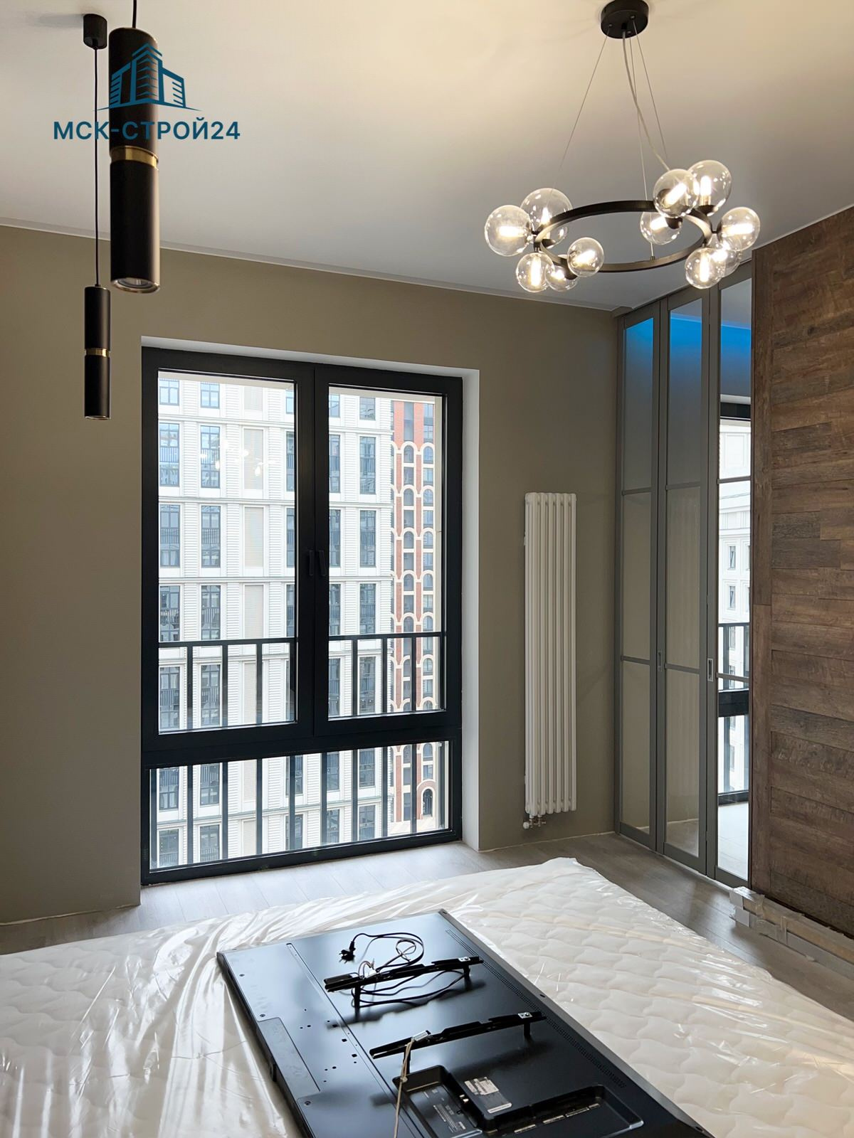 Дизайнерский ремонт квартиры 47м² в ЖК "СЕРЕБРЯНЫЙ ФОНТАН"