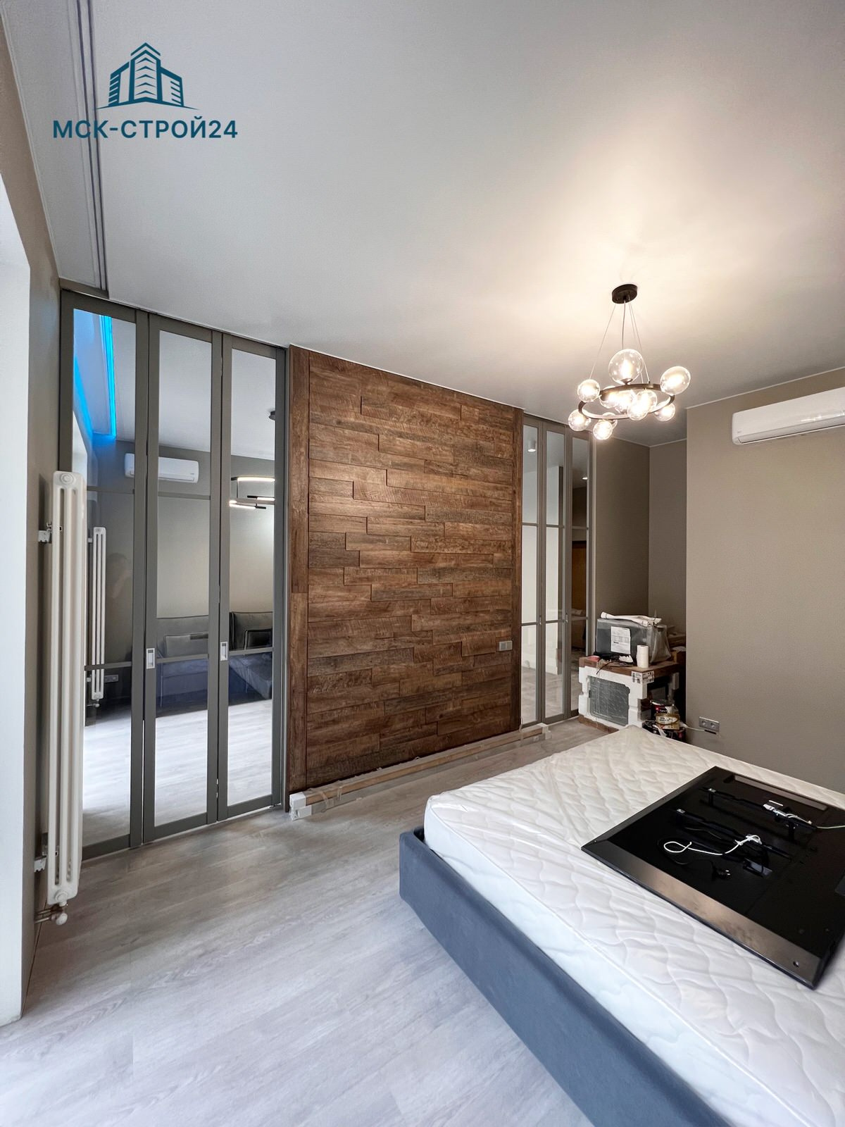 Дизайнерский ремонт квартиры 47м² в ЖК "СЕРЕБРЯНЫЙ ФОНТАН"