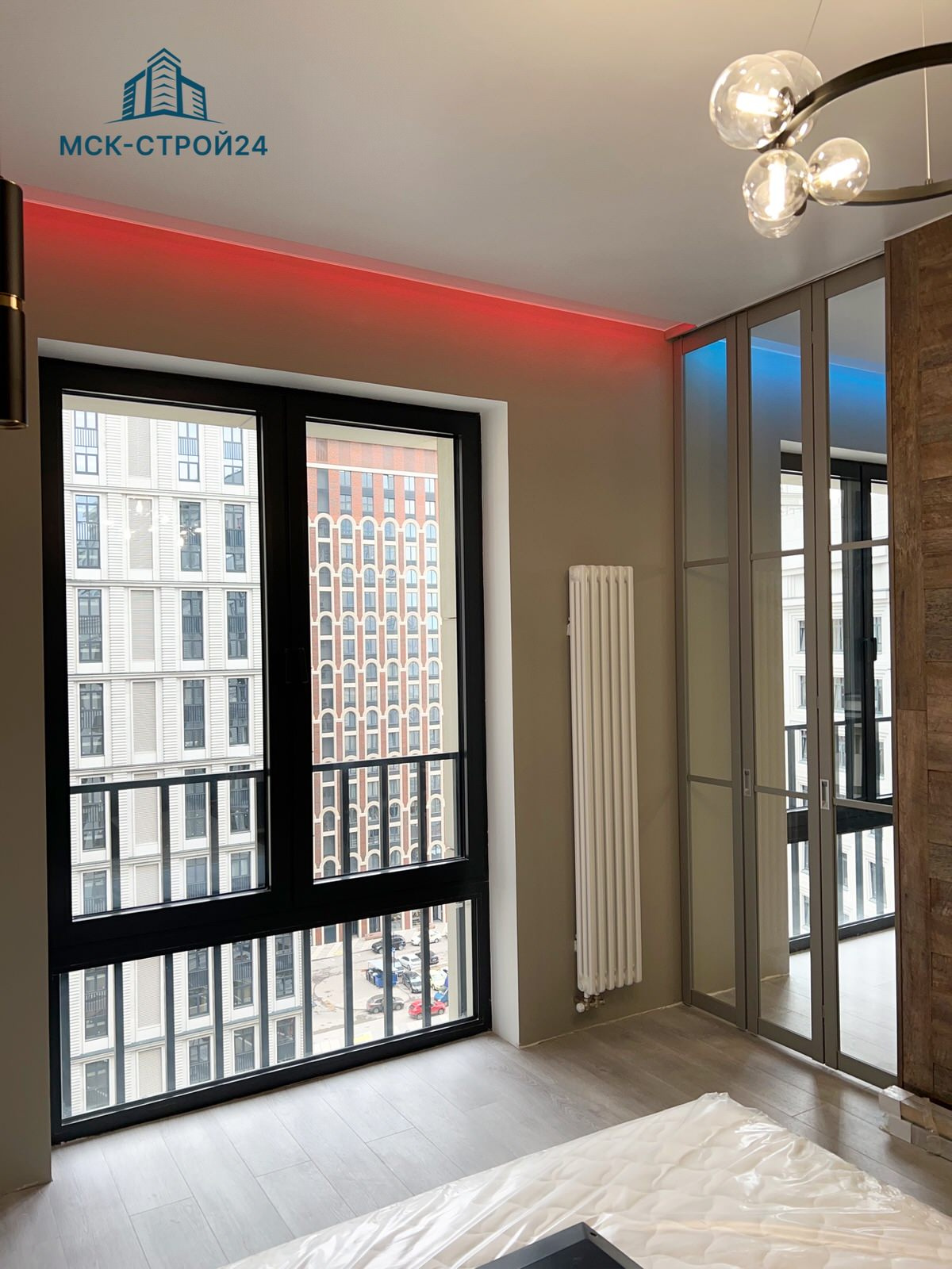 Дизайнерский ремонт квартиры 47м² в ЖК "СЕРЕБРЯНЫЙ ФОНТАН"