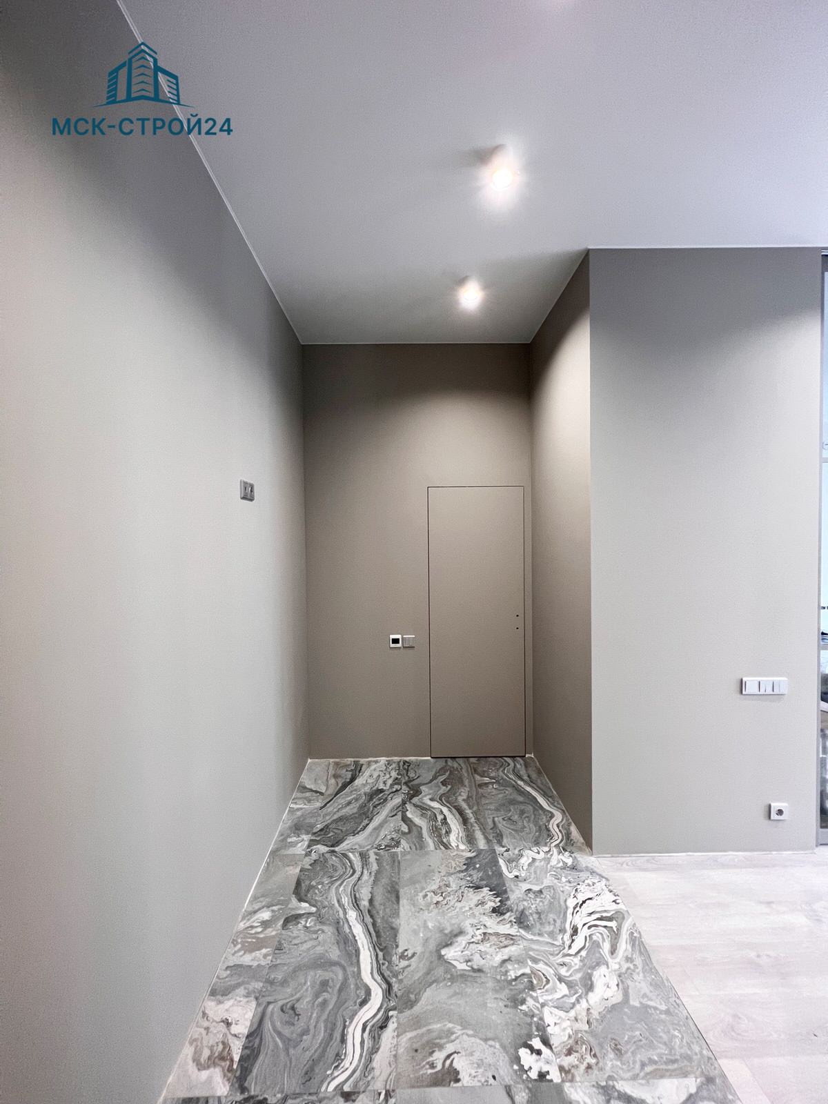 Дизайнерский ремонт квартиры 47м² в ЖК "СЕРЕБРЯНЫЙ ФОНТАН"