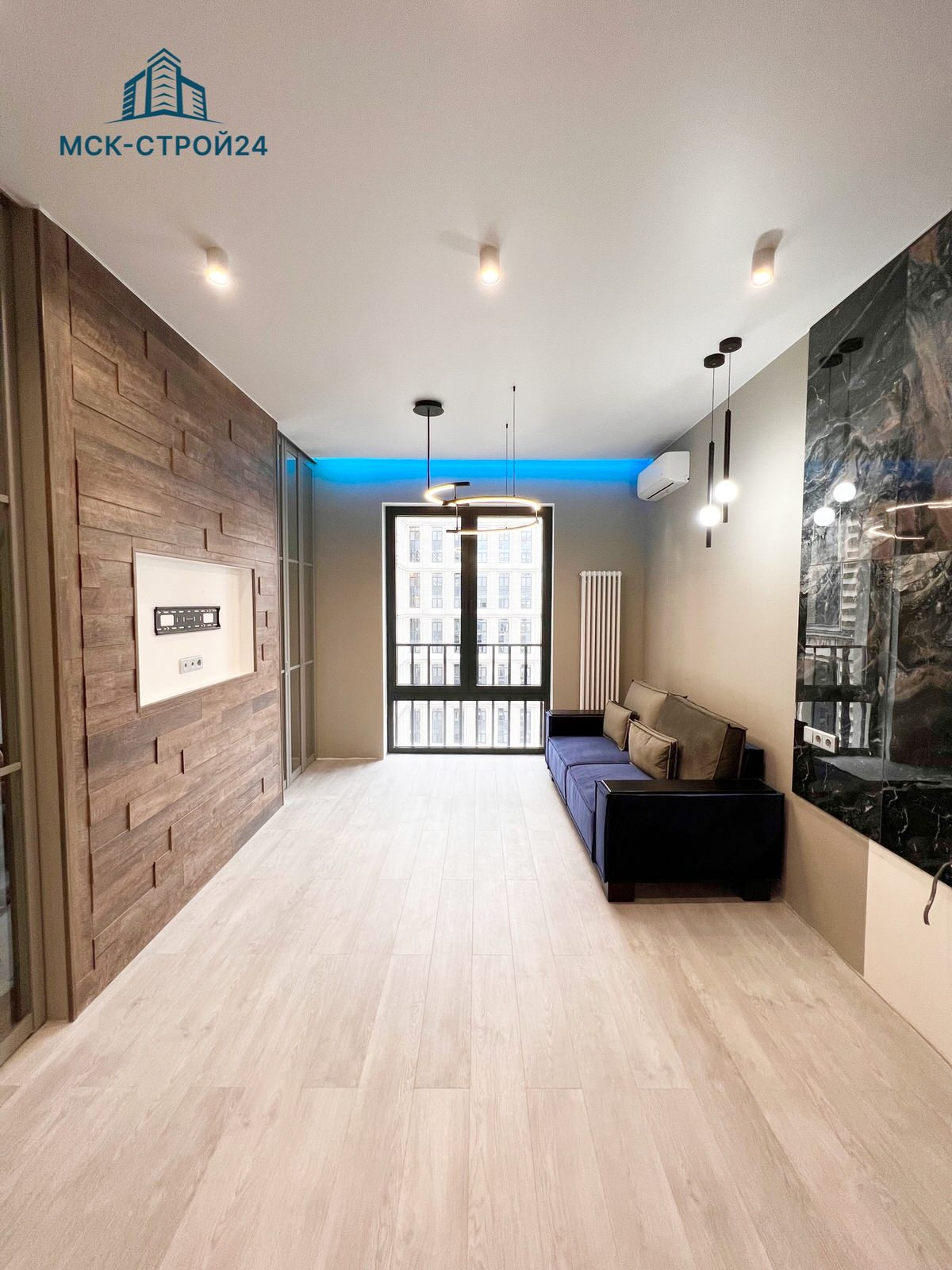 Обложка проекта: Дизайнерский ремонт квартиры 47м² в ЖК "СЕРЕБРЯНЫЙ ФОНТАН"