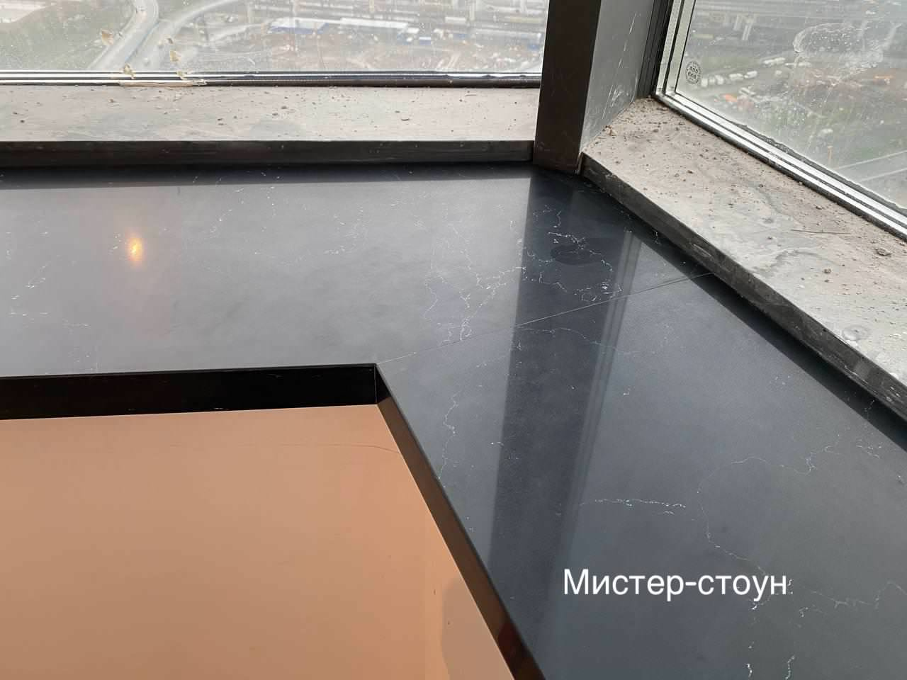 Подоконник из кварца