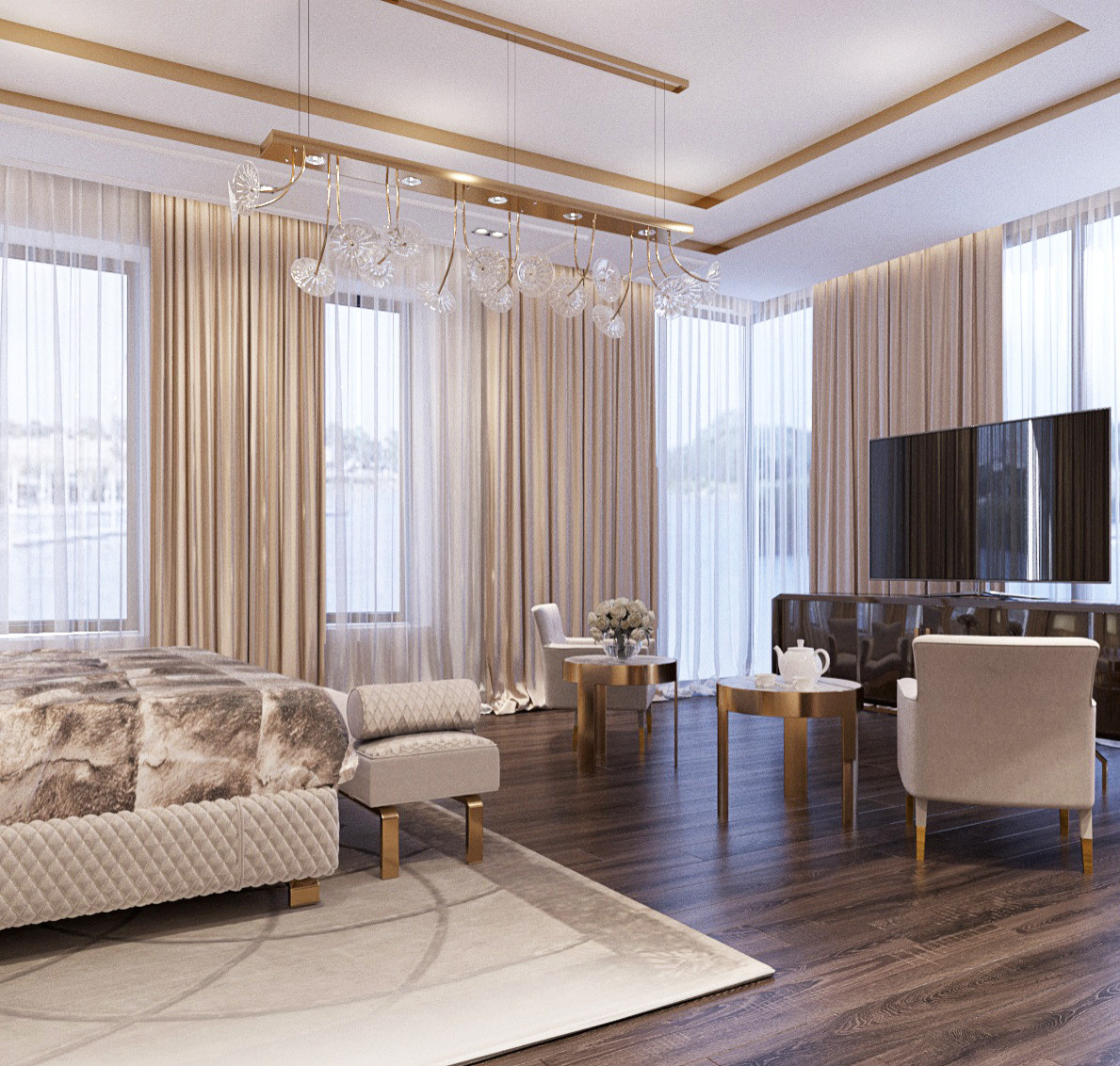 Пентхаус на Крестовском острове, 260 м2