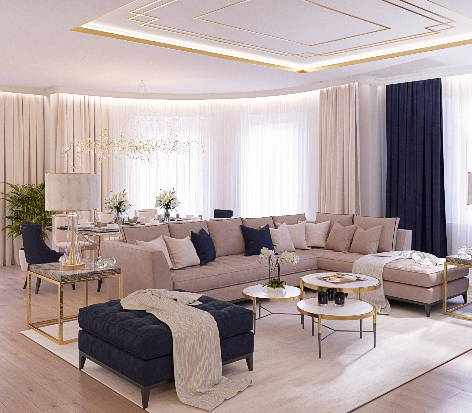 Квартира на Крестовском острове, 178 м2