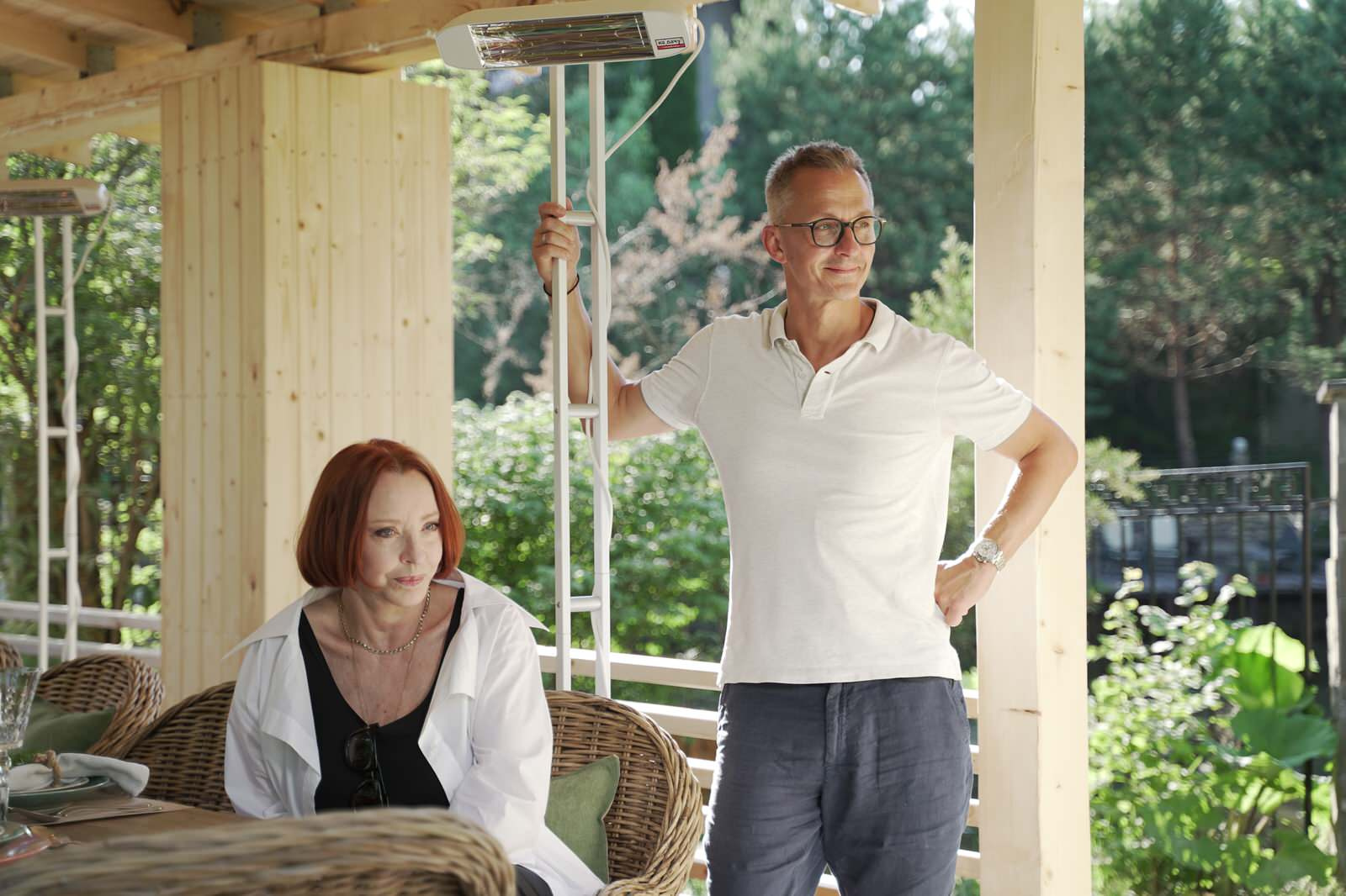 Беседка с летней кухней для Анастасии Вертинской и Степана Михалкова. "На дачу"