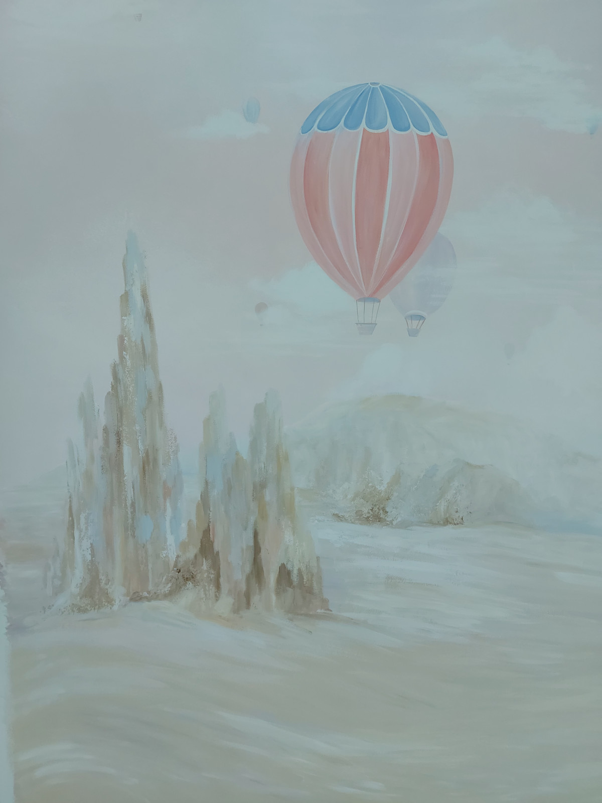 Роспись стены в детской "Каппадокия "