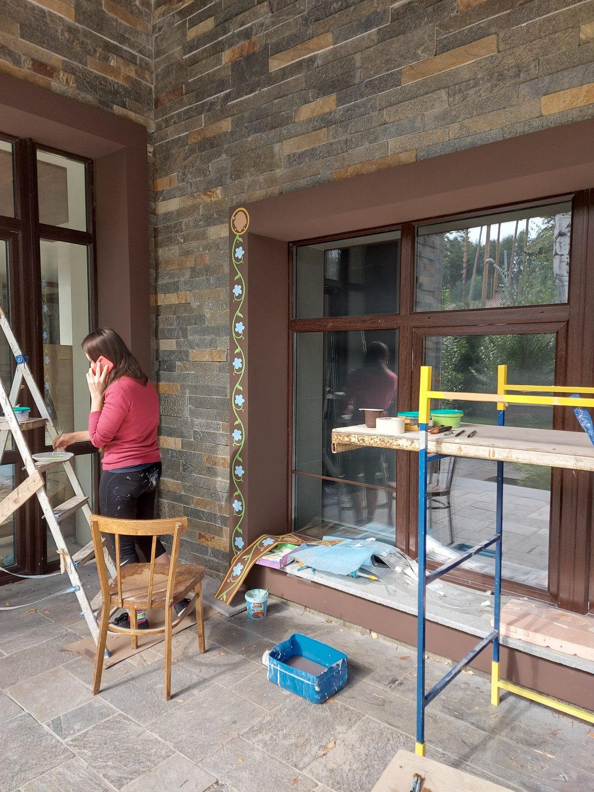 Роспись фасада КП Образцово