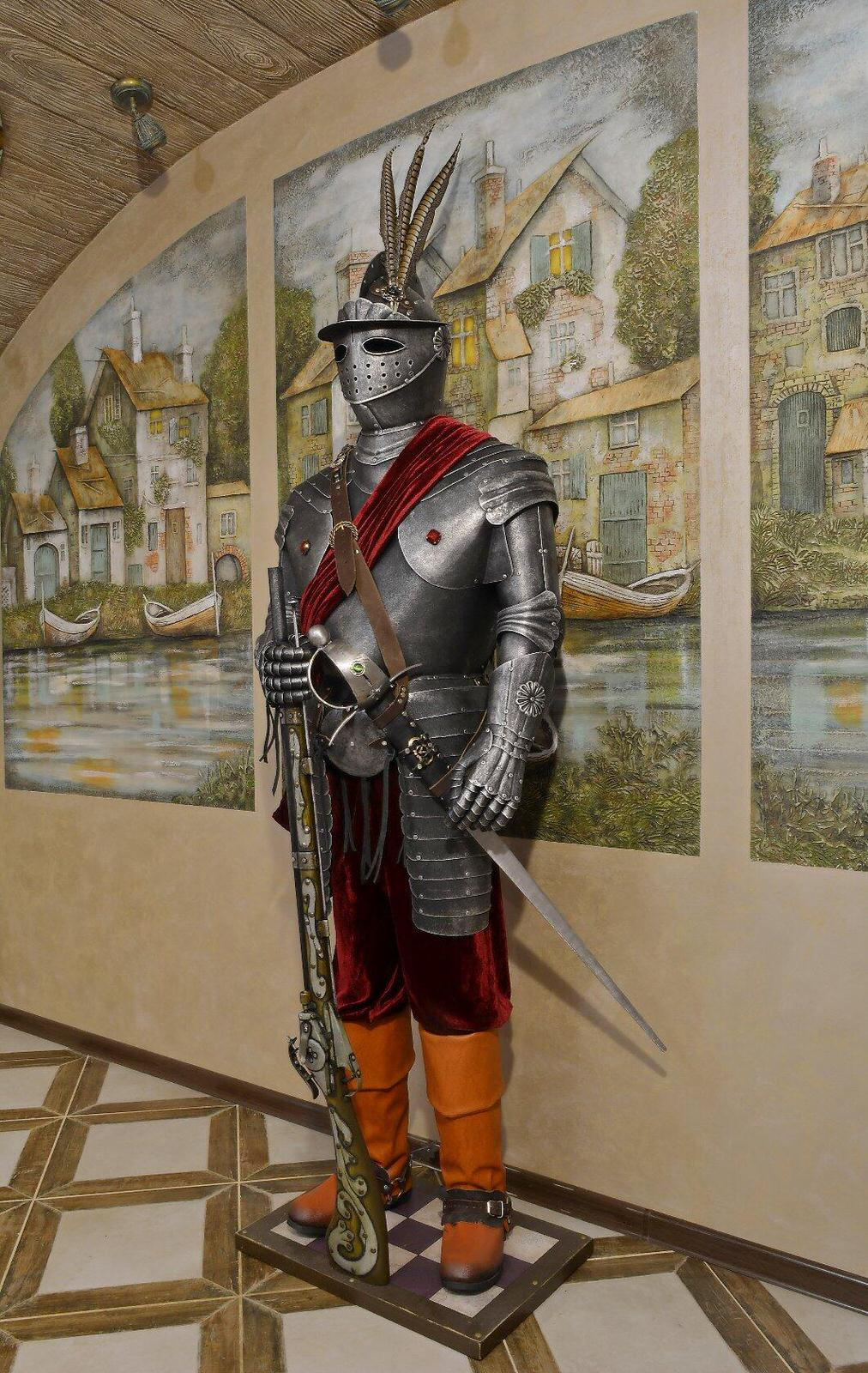 Интерьерные скульптуры рыцарей