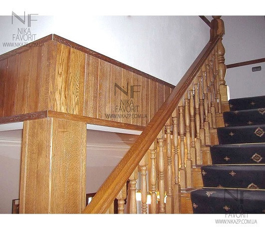 WOODEN STAIRCASE - NATURAL OAK - WOODEN STAIRWAY