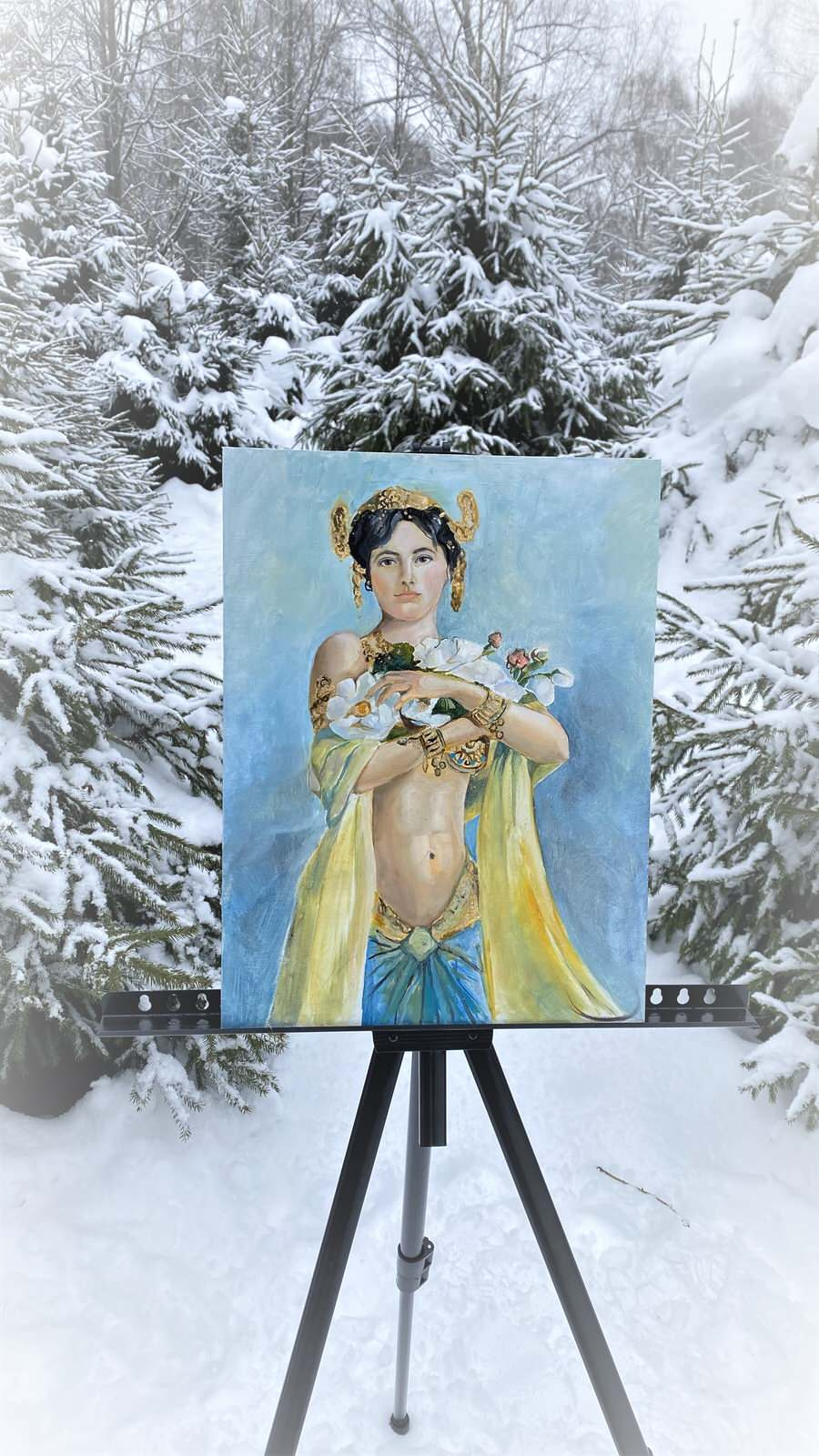 Картина портрет Мата Хари. MATA HARI