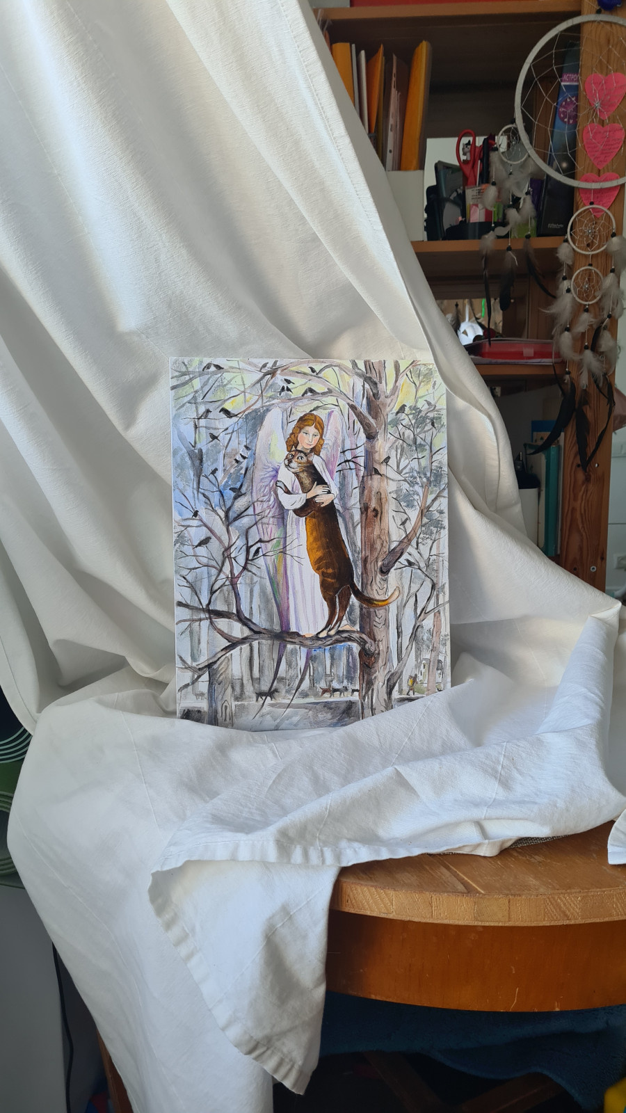 Обложка проекта: Картина Друг Ангела - ANGEL'S FRIEND