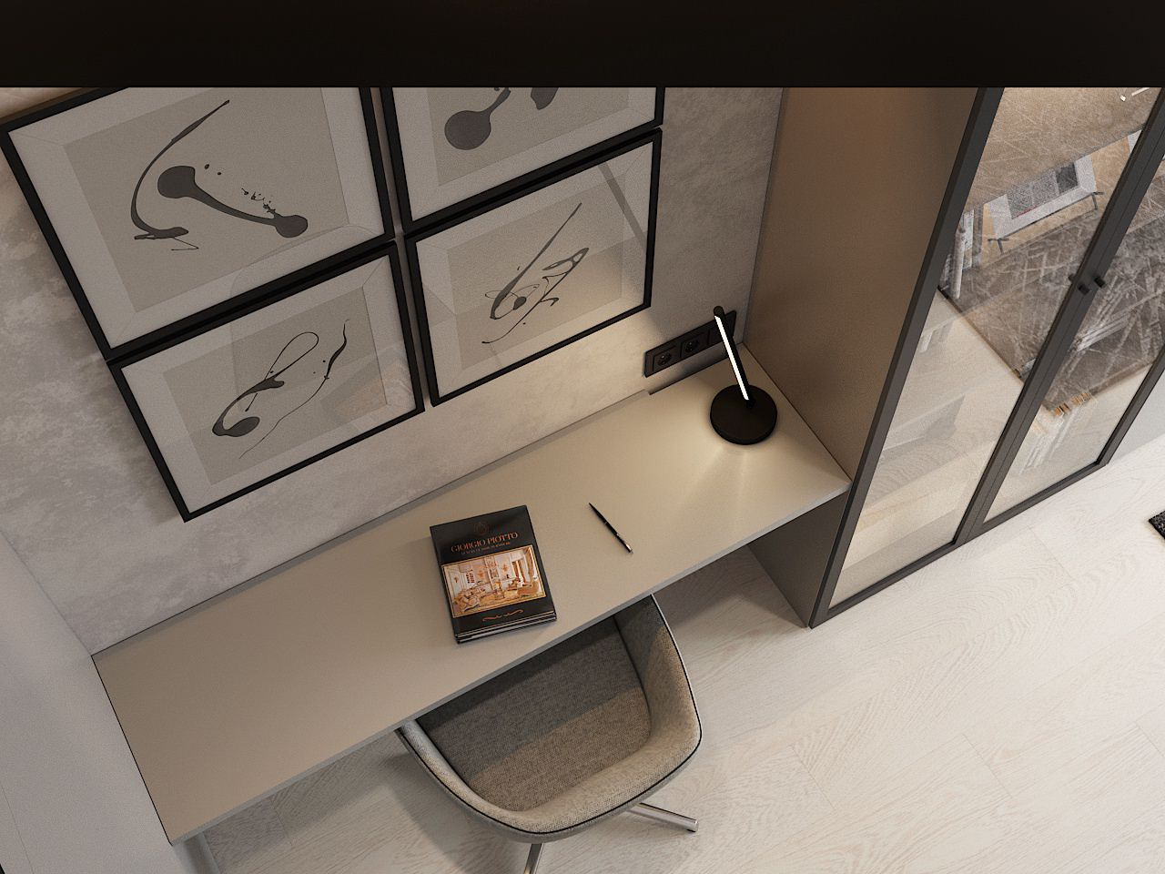 Дизайн проект гостиной