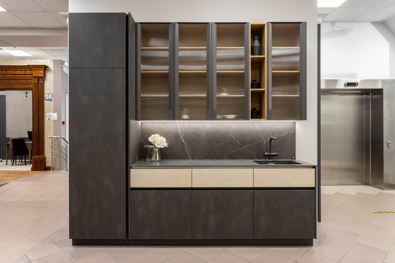 Кухня. Doorus. THE TOP Imperiale satin