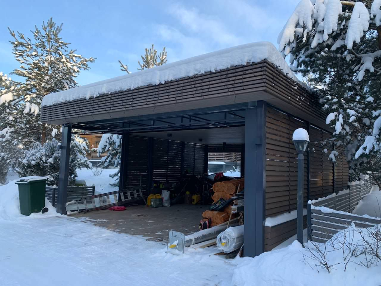 Истра. Комплексная застройка. беседка и Навес.