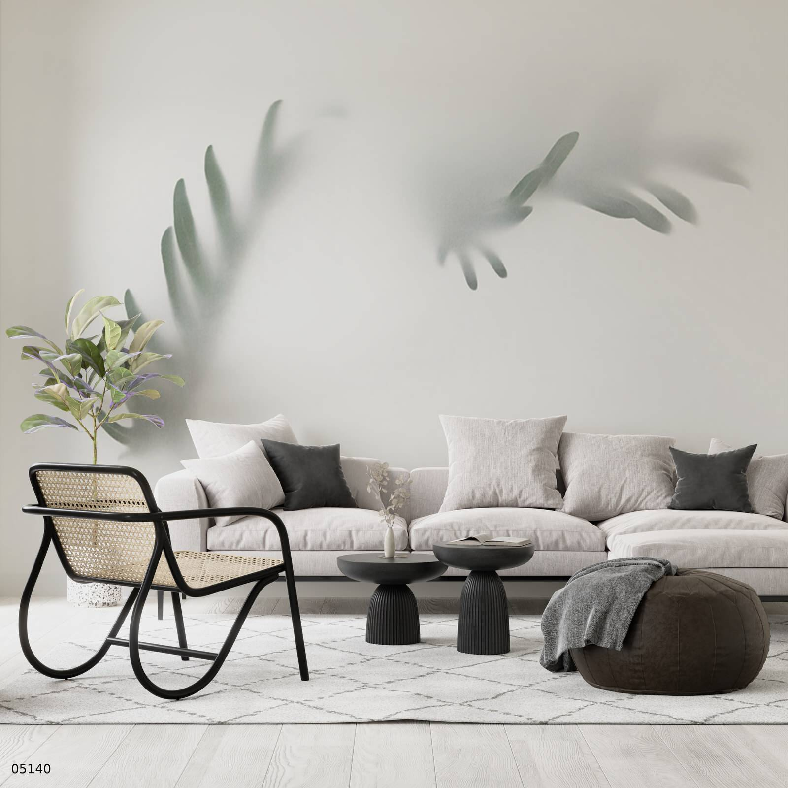 Зелень за матовым стеклом