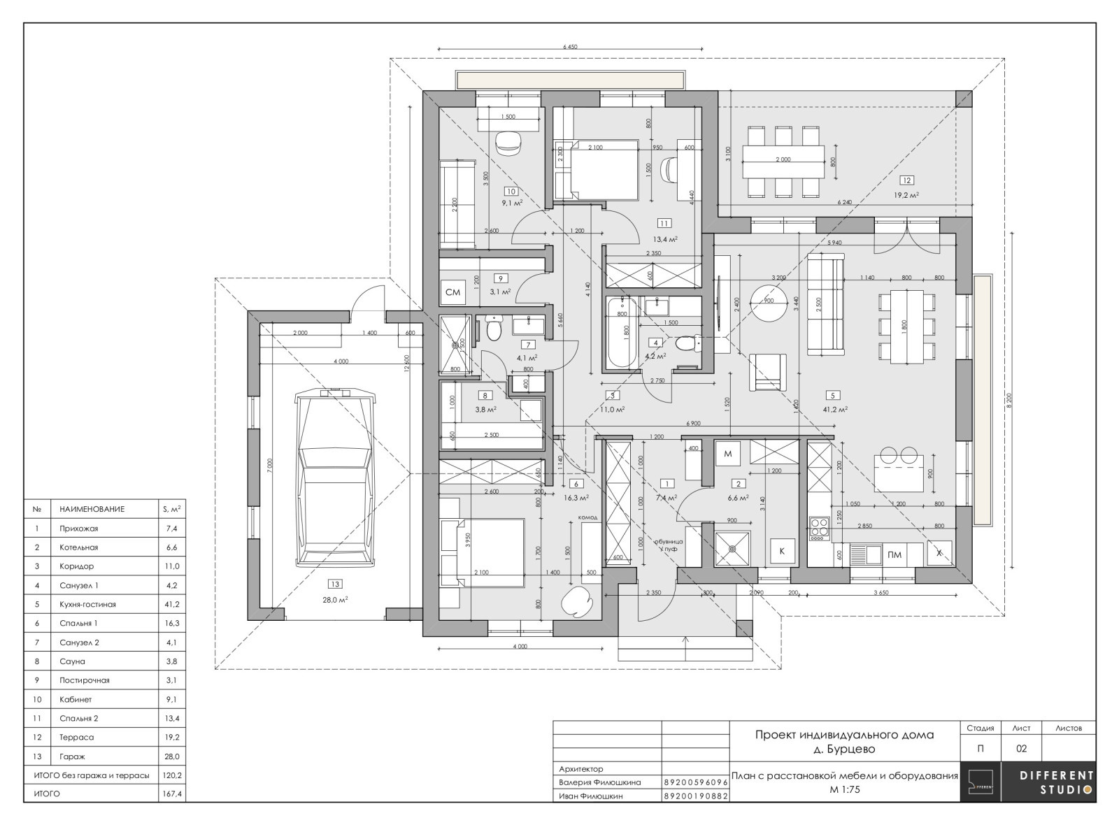 Проект дома на готовом фундаменте