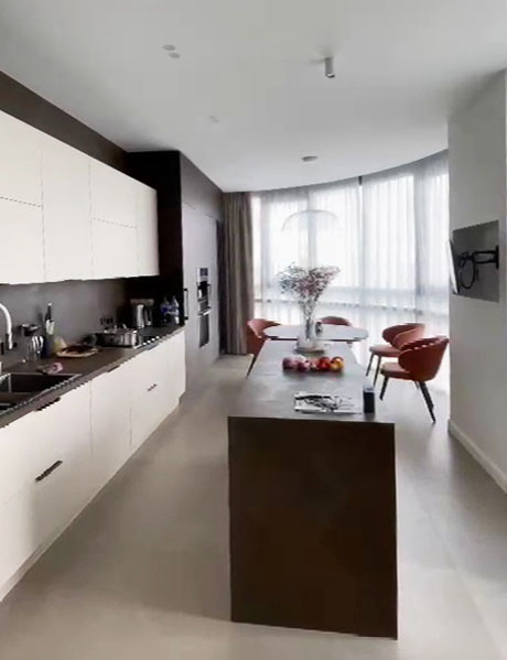 Реализованный проект квартиры 155 м.кв ЖК "Граф Орлов"