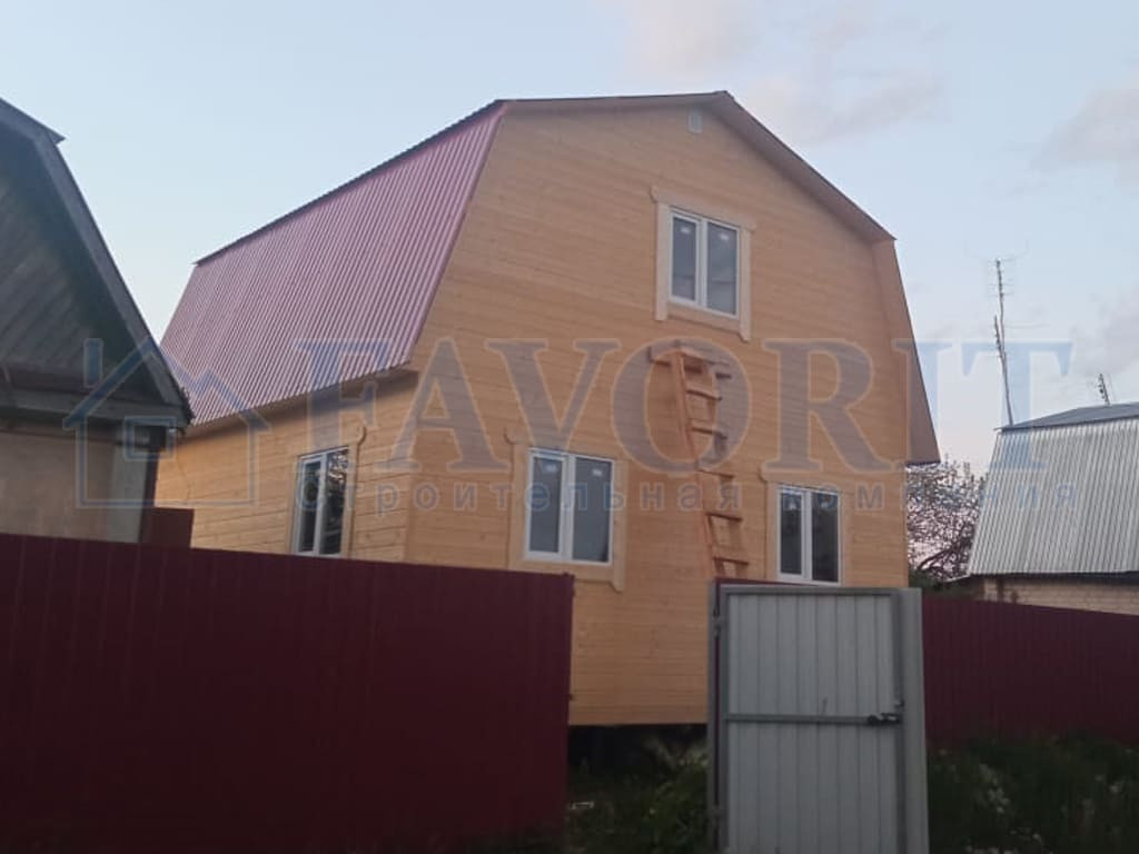 Обложка проекта: Каркасный дачный дом 6х6