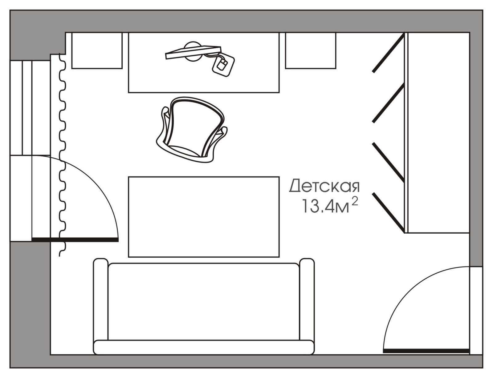 Квартира с нотками прованса