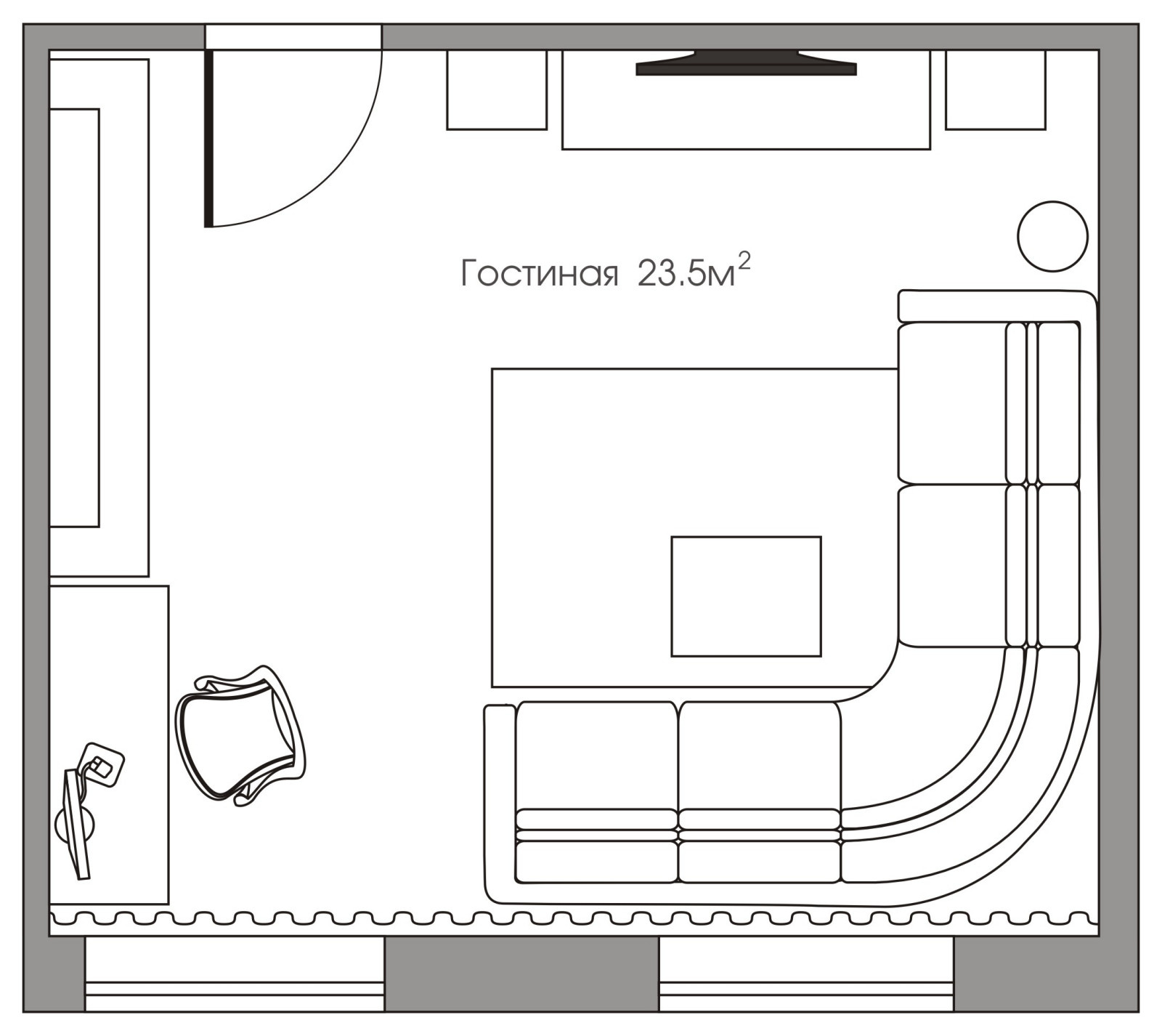 Квартира с нотками прованса