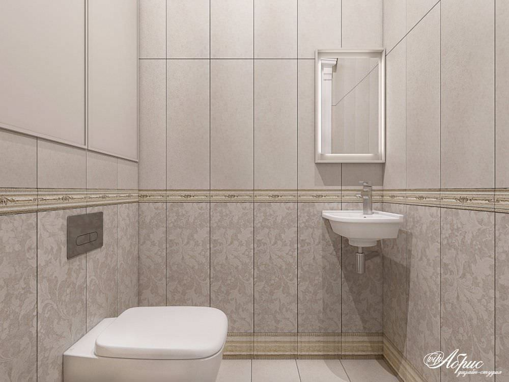 Дизайн интерьера двухкомнатной квартиры с кухней-гостиной (ул.Спартака)