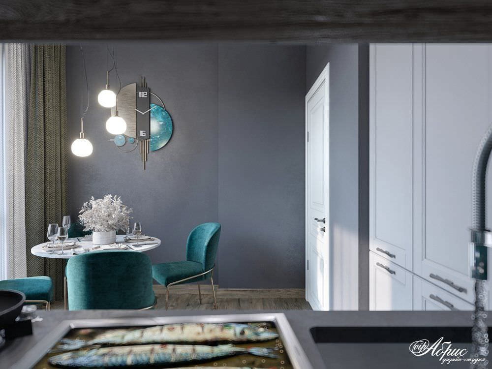Дизайн двухкомнатной квартиры (ЖК Времена Года)