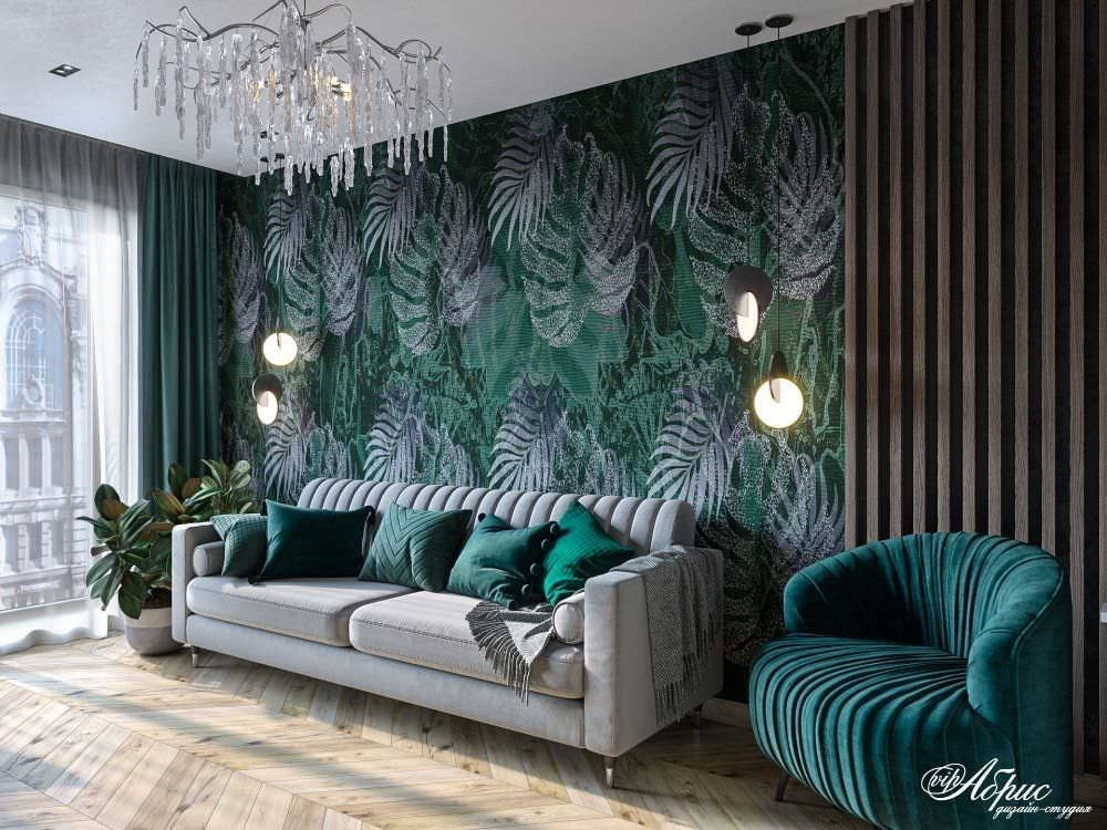 Дизайн интерьера трехкомнатной квартиры в ЖК Атлант (ул.Склизкова)