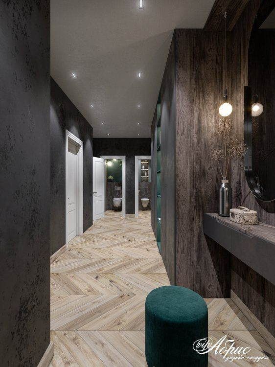 Дизайн интерьера трехкомнатной квартиры в ЖК Атлант (ул.Склизкова)