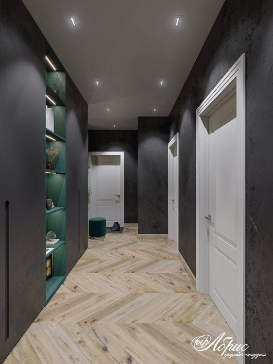 Дизайн интерьера трехкомнатной квартиры в ЖК Атлант (ул.Склизкова)