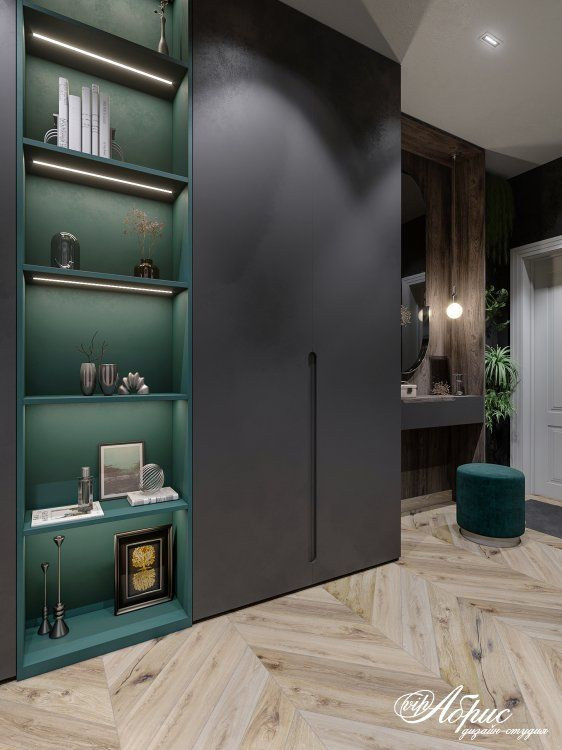 Дизайн интерьера трехкомнатной квартиры в ЖК Атлант (ул.Склизкова)