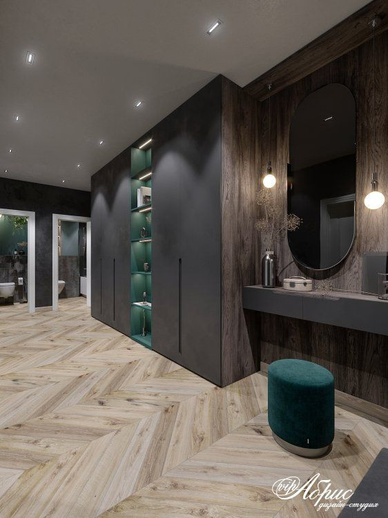 Дизайн интерьера трехкомнатной квартиры в ЖК Атлант (ул.Склизкова)