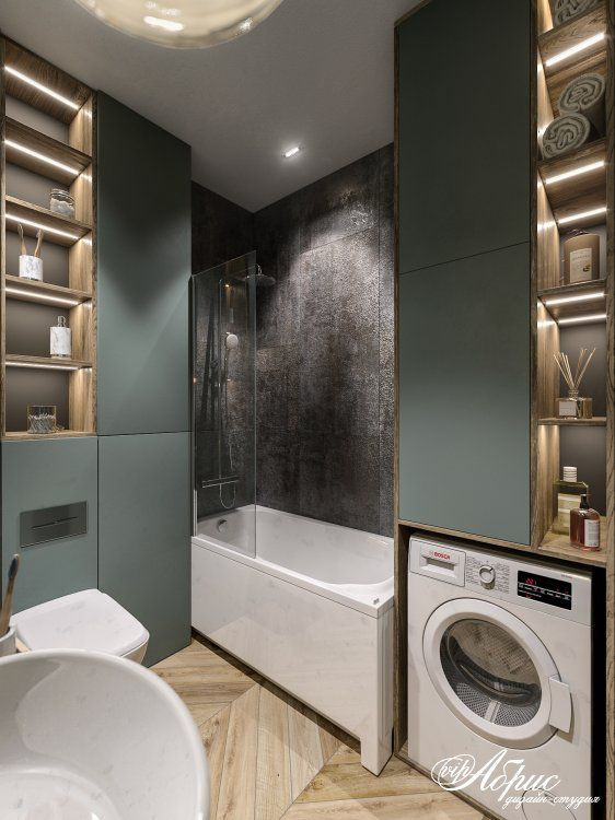 Дизайн интерьера трехкомнатной квартиры в ЖК Атлант (ул.Склизкова)