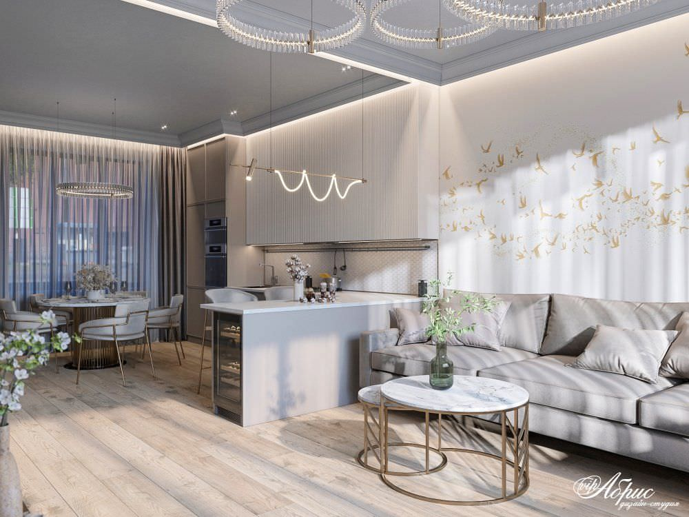 Дизайн интерьера евродвушки (ул.Ефимова)