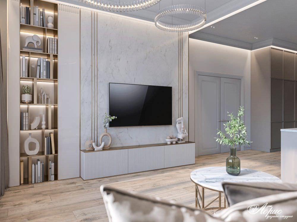 Дизайн интерьера евродвушки (ул.Ефимова)