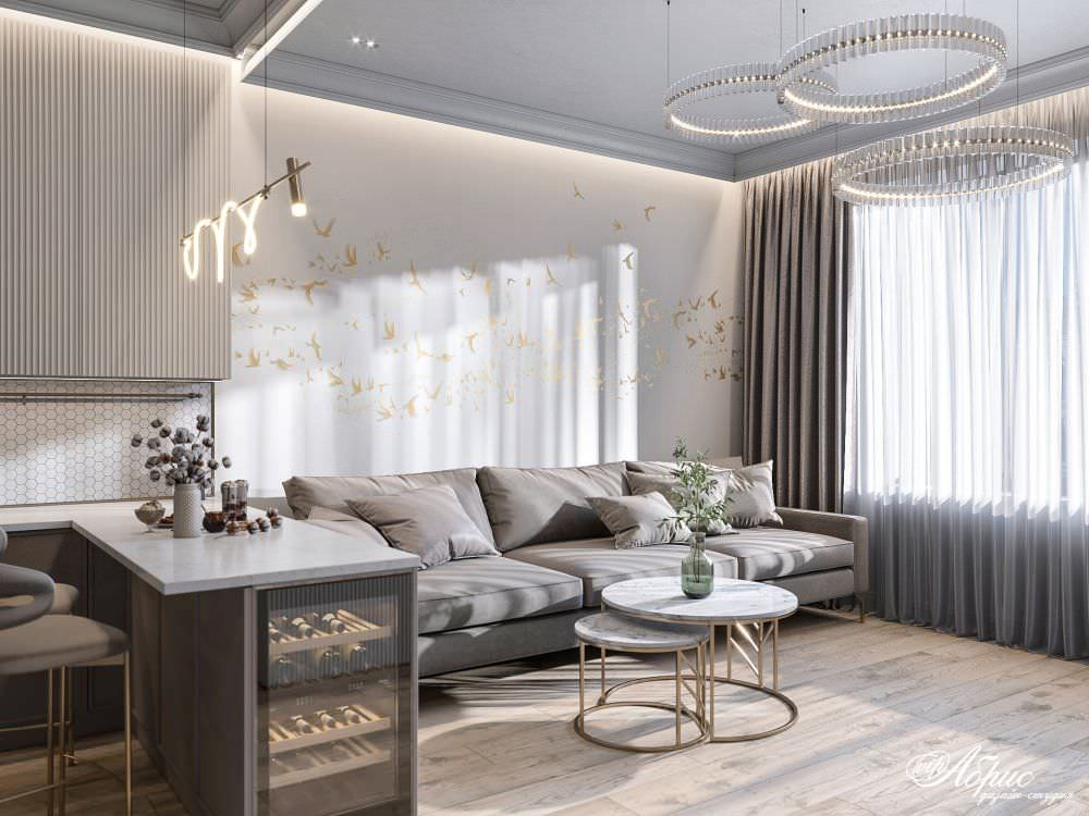 Дизайн интерьера евродвушки (ул.Ефимова)