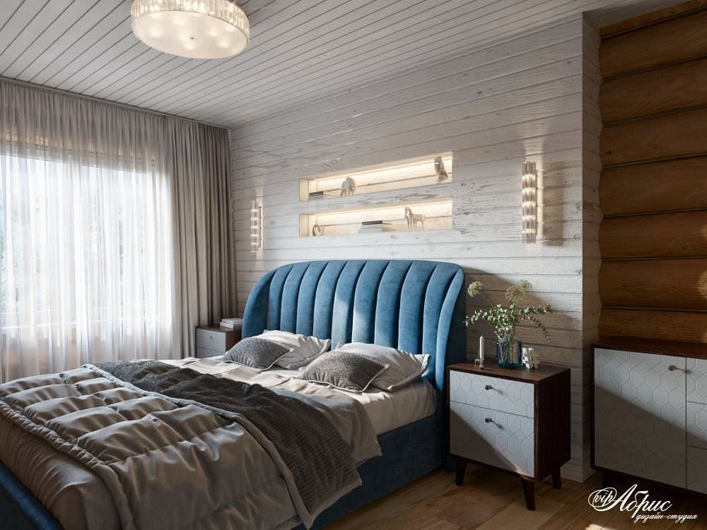 Дизайн интерьера деревянного дома (дер.Палкино)