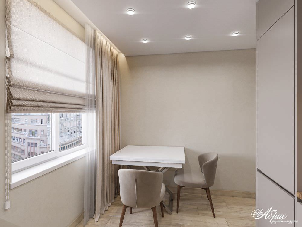 Экономичный дизайн-проект двухкомнатной квартиры (г.Конаково)