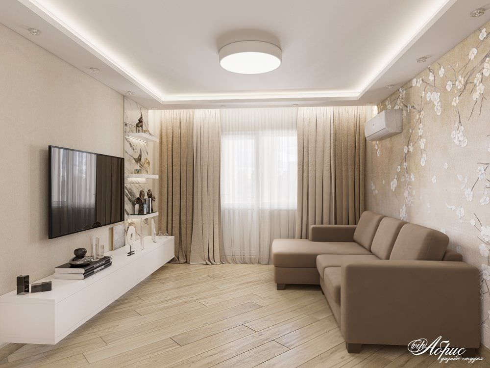 Экономичный дизайн-проект двухкомнатной квартиры (г.Конаково)