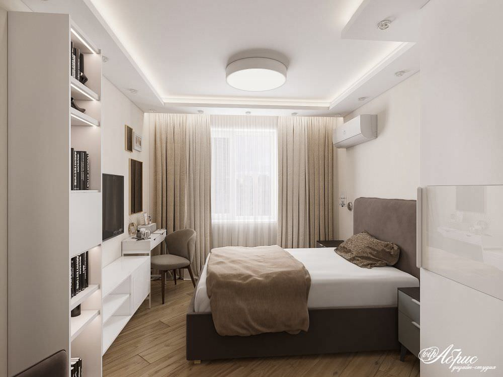 Экономичный дизайн-проект двухкомнатной квартиры (г.Конаково)