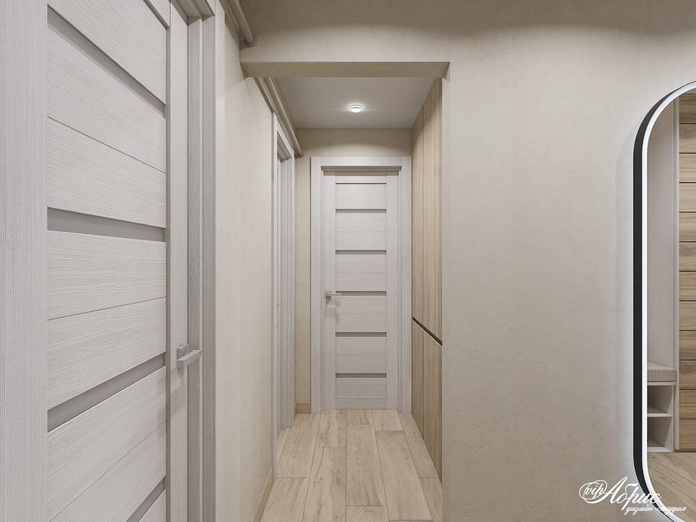 Экономичный дизайн-проект двухкомнатной квартиры (г.Конаково)