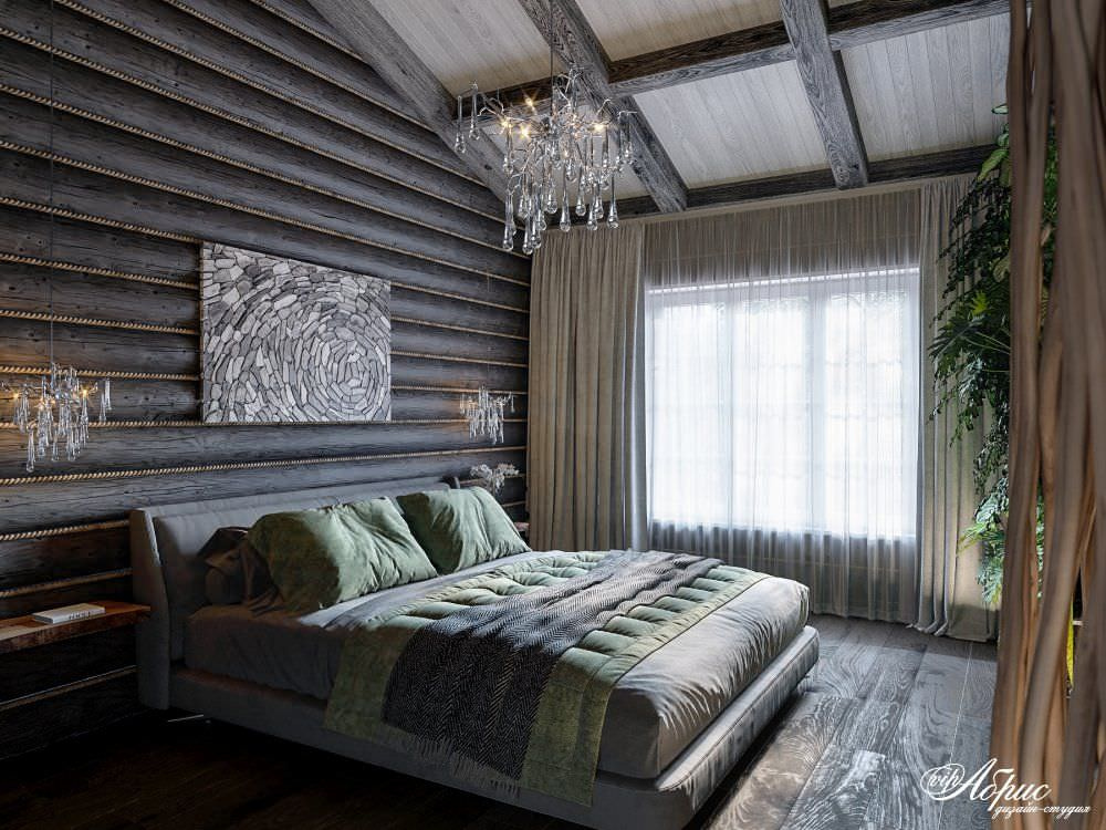 Разработка интерьера под ключ в деревянном доме (д.Красновский бор)