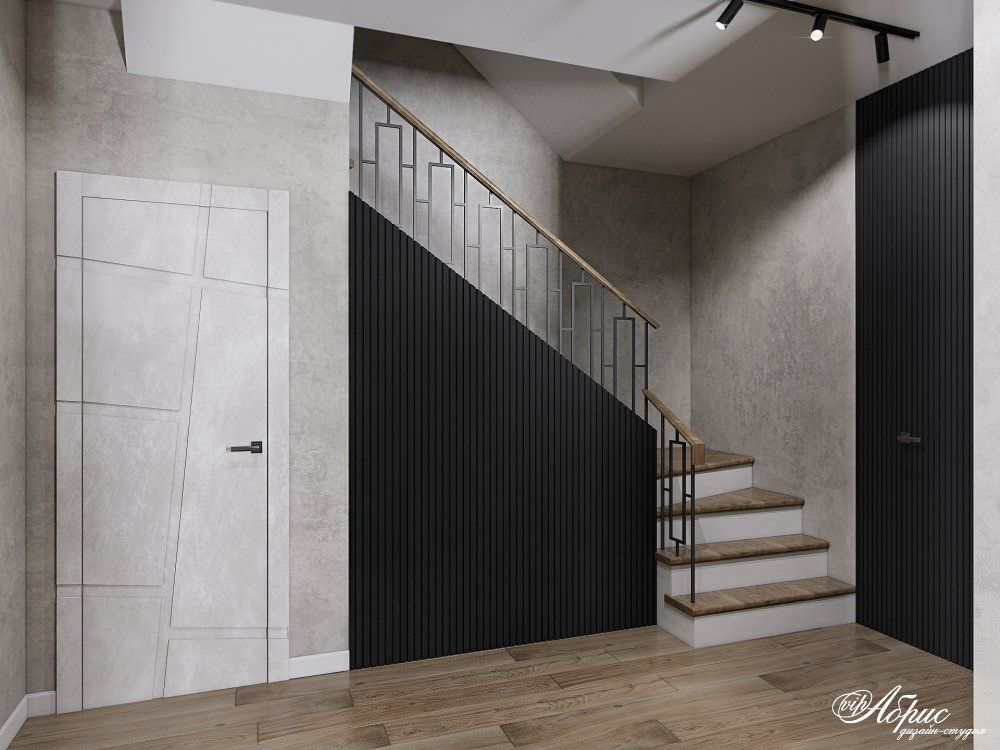 Дизайн трехэтажного таунхауса с перепланировкой и зонированием (ул.Пухальского)