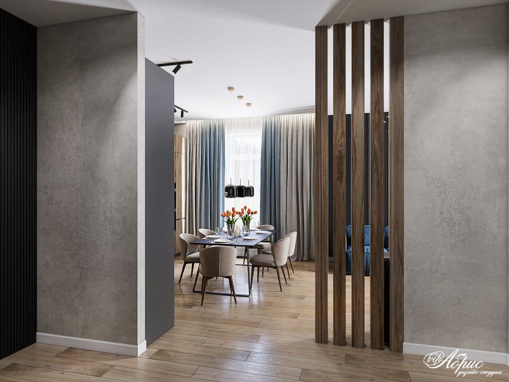 Дизайн трехэтажного таунхауса с перепланировкой и зонированием (ул.Пухальского)